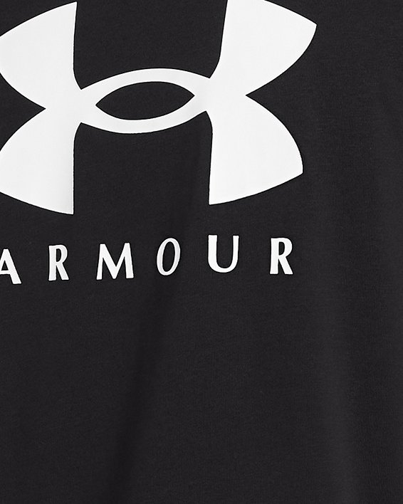 Men's UA Heavyweight Oversized Branded Short Sleeve, Black, pdpMainDesktop image number 0
