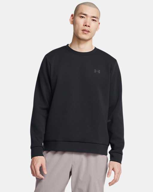 Haut à col ras du cou UA Unstoppable Fleece pour homme Haut à col ras du cou UA Unstoppable Fleece pour homme