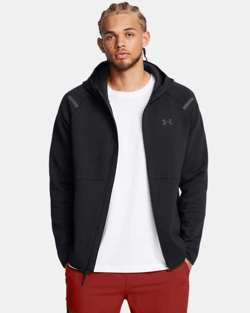 Felpa con cappuccio UA Unstoppable Fleece Full-Zip da uomo Felpa con cappuccio UA Unstoppable Fleece Full-Zip da uomo