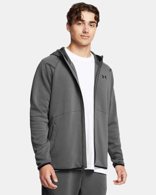 Sweat à capuche entièrement zippé UA Unstoppable Fleece pour homme Sweat à capuche entièrement zippé UA Unstoppable Fleece pour homme