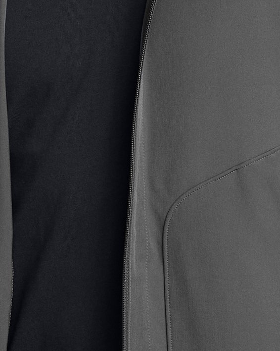 Men's UA Unstoppable Left Chest Jacket, Gray, pdpMainDesktop image number 0