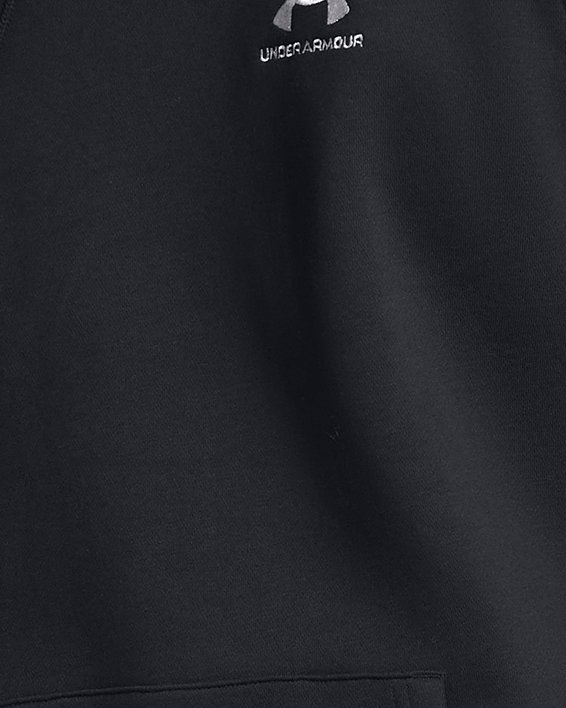 Men's UA Icon Fleece Taping Hoodie, Black, pdpMainDesktop image number 0