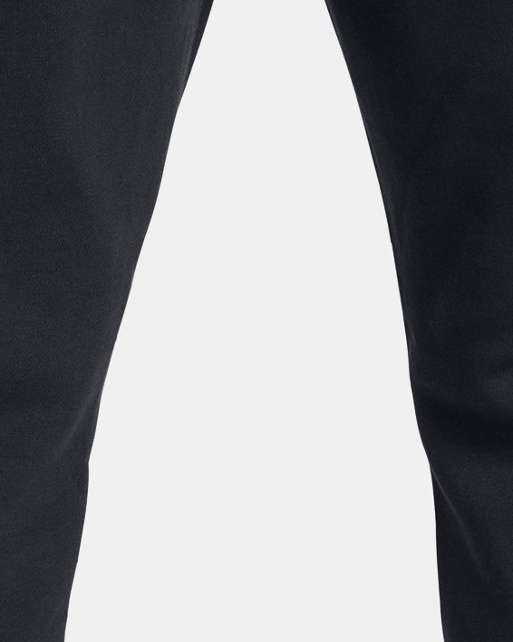 Men's UA Icon Fleece Taping Joggers, Black, pdpMainDesktop image number 1