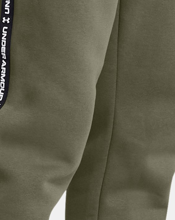 Men's UA Icon Fleece Taping Joggers, Green, pdpMainDesktop image number 0
