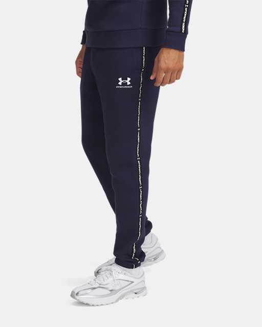 Pantalon de jogging à bandes griffées UA Icon Fleece pour homme Pantalon de jogging à bandes griffées UA Icon Fleece pour homme