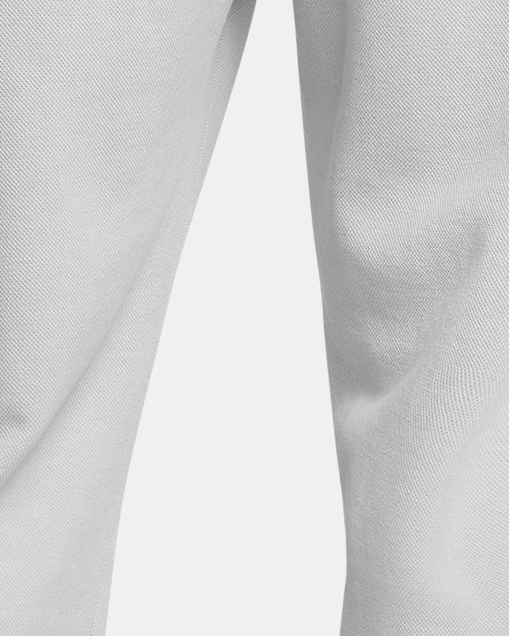 Men's UA Rival Fleece Textured Sliced 'N Diced Pants, Gray, pdpMainDesktop image number 1
