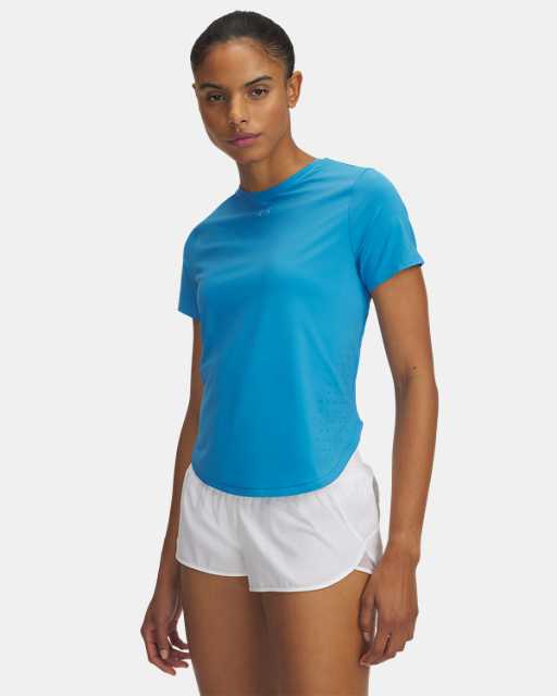 Haut à manches courtes UA Launch Elite pour femme Haut à manches courtes UA Launch Elite pour femme