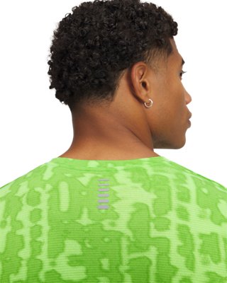 Haut à manches courtes imprimé UA Launch pour homme