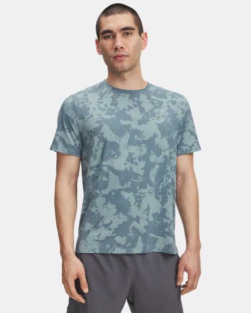 Herenshirt UA Launch Elite Printed met korte mouwen Herenshirt UA Launch Elite Printed met korte mouwen