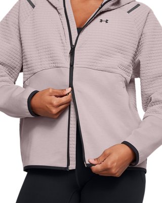 Under Armour Women's UA Unstoppable Fleece Grid Full Zip