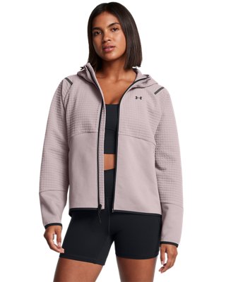 Under Armour Women's UA Unstoppable Fleece Grid Full Zip