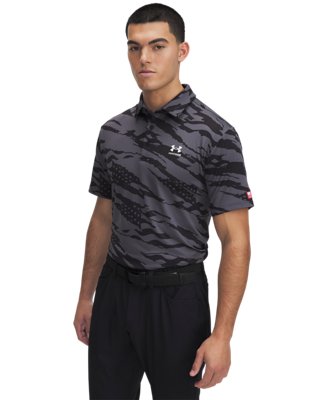 Under Armour Drive From Print Polo — 001-BLK/CAM