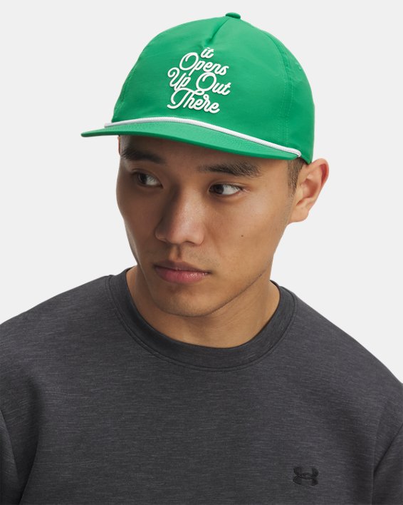 Under Armour Drive 5-Panel Men's Snapback Cap - Team Kelly Green/White Under Armour Drive 5-Panel Men's Snapback Cap - Team Kelly Green/White