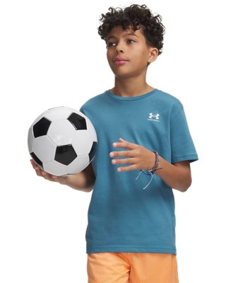 Haut à manches courtes UA Sportstyle Left Chest pour garçon