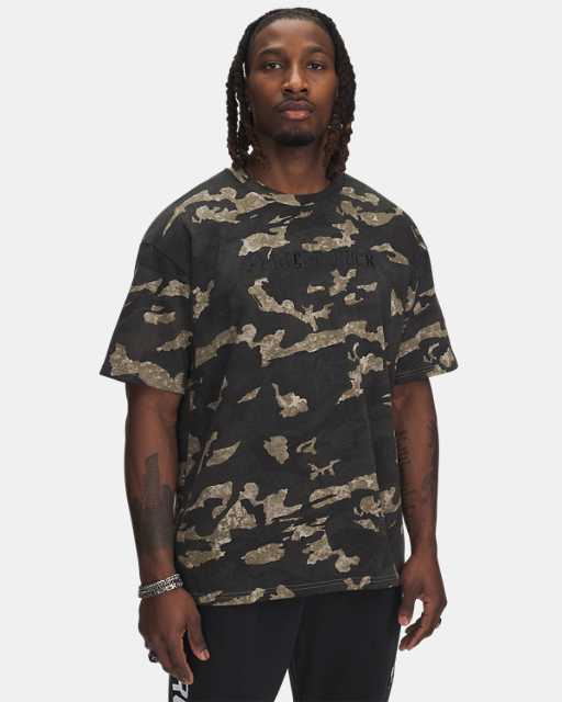 Haut à manches courtes imprimé Project Rock Heavyweight pour homme Haut à manches courtes imprimé Project Rock Heavyweight pour homme
