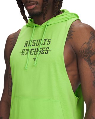 Project Rock Wire Men's Sleeveless Hoodie | Under Armour