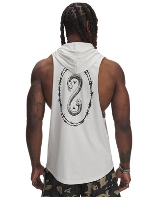 ★RKH★ Project Rock Snake Men's Sleeveless Hoodie | Under Armour