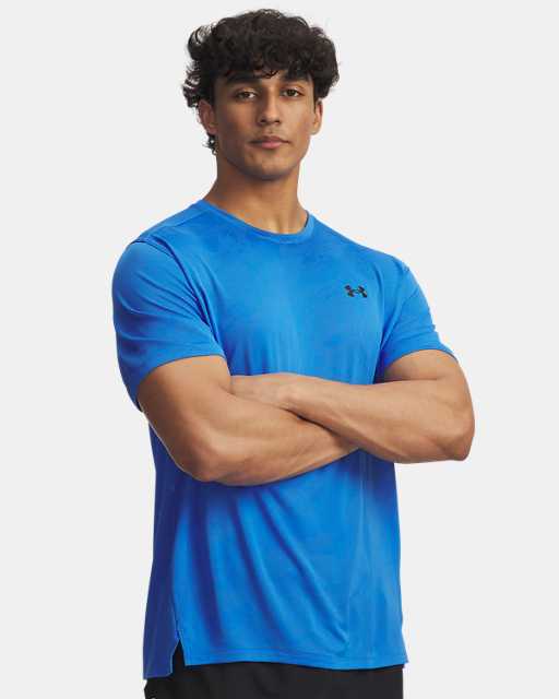 Haut à manches courtes UA Tech™ Vent Jacquard pour homme Haut à manches courtes UA Tech™ Vent Jacquard pour homme