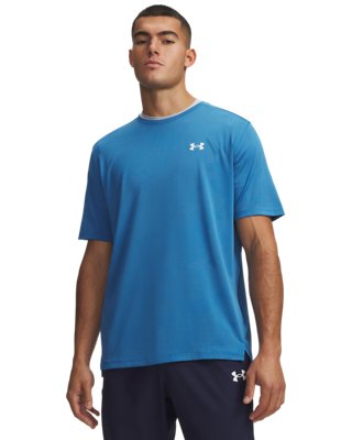 Under Armour Men's Blue Tech™ Vent Jacq Rd Short Sleeve Aegean / White Xxl