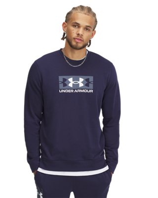 Crew Neck Navy Blue Under Armour Pullover Under Armour Rival Crew