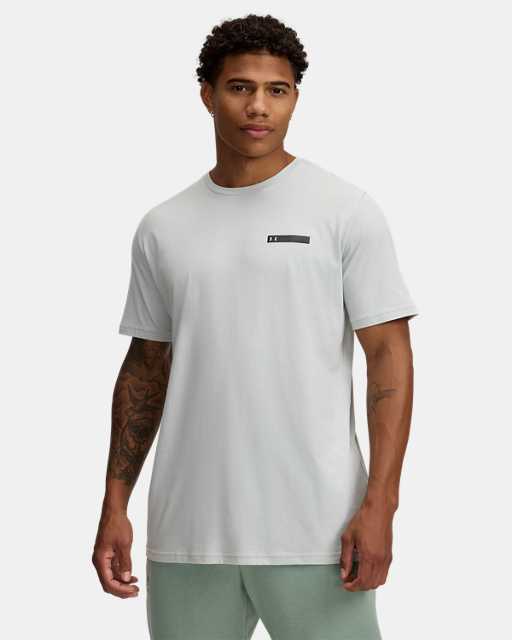 Maglia a maniche corte UA Strip Logo da uomo Maglia a maniche corte UA Strip Logo da uomo