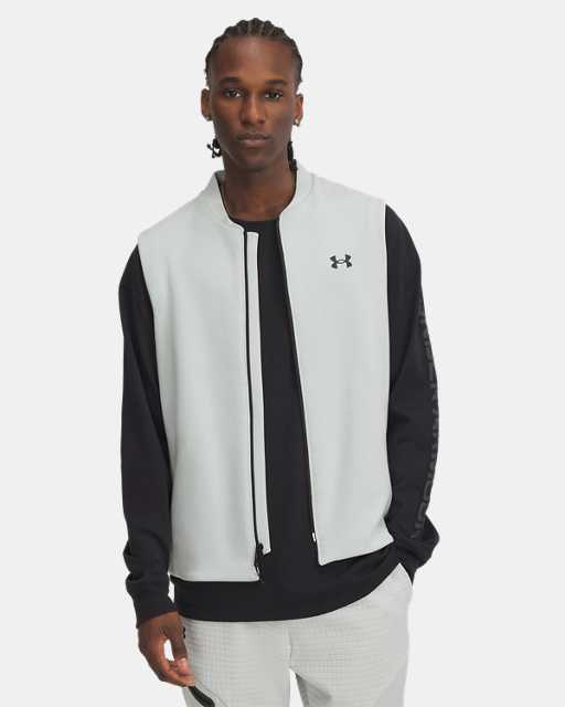 Veste sans manches UA Unstoppable Fleece Grid pour homme Veste sans manches UA Unstoppable Fleece Grid pour homme