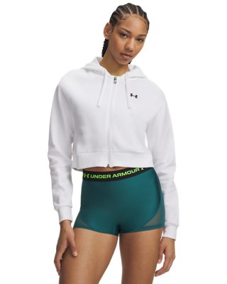 UA Rival Fleece Women’s Full-Zip Crop Hoodie from Under Armour - $56.97
