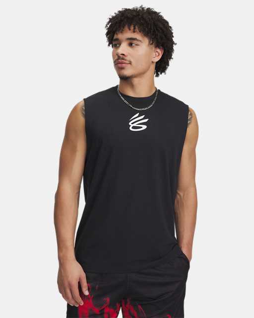Tee-shirt sans manches Curry pour homme Tee-shirt sans manches Curry pour homme