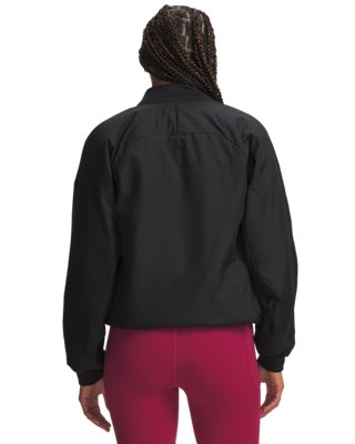 Женская куртка Under Armour UA Sportstyle Insulated Bomber, цвет: Чёрный — фото 2