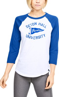 blue baseball shirt