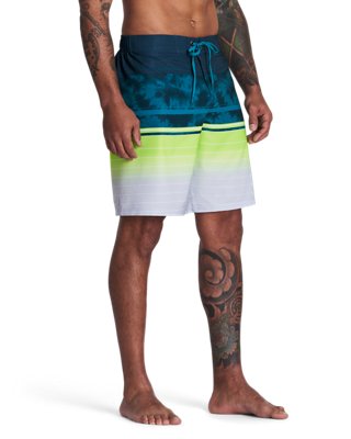 Under Armour Men's UA Gradient Tie-Dye E-Board Swim Shorts. 1