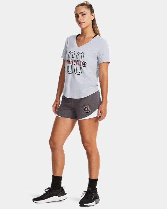 Women's UA Breezy Jersey Collegiate V-Neck T-Shirt