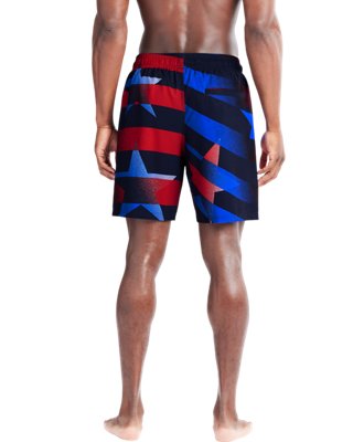 Men's UA Flag Streamer Swim Volley Shorts