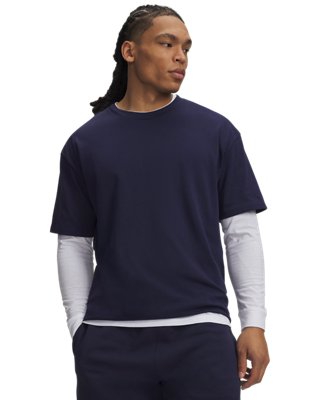 Мужские топы Under Armour UA M HWT OS SS BLANK