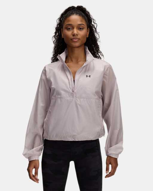 Anorak ½ zip UA Rival Woven pour femme Anorak ½ zip UA Rival Woven pour femme