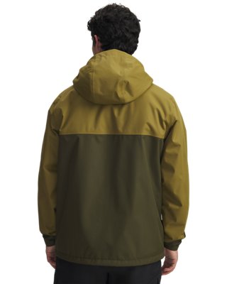 Мужская куртка Under Armour UA Porter Colorblock 3-in-1 Jacket, цвет: Зелёный — фото 2