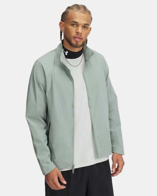 Haut entièrement zippé sans capuche UA Unstoppable pour homme Haut entièrement zippé sans capuche UA Unstoppable pour homme