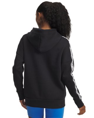 UA Icon Fleece Taped, Black, pdpMainDesktop image number 1