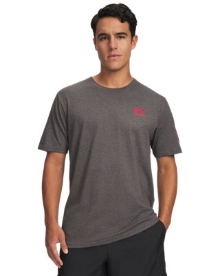 Charcoal Medium Heather / Red - 019
