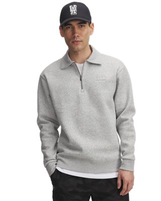 UA Icon Fleece Men's Collar Zip Top | Under Armour