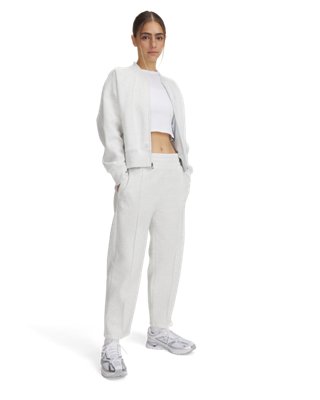 UA Rival Fleece Pintuck, Gray, pdpMainDesktop image number 2