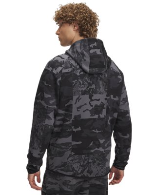 UA Unstoppable Fleece Camo, Black, pdpMainDesktop image number 1
