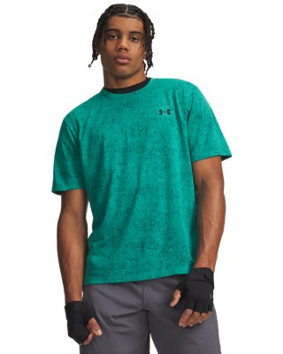 Haut à manches courtes Under Armour Tech™ pour homme Geode Vert / Noir M