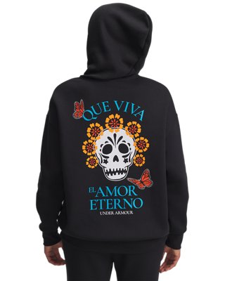 UA Icon Fleece Day Of The Dead Patch