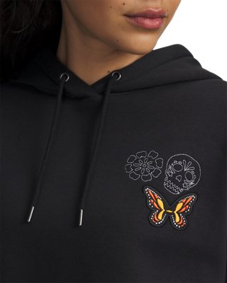 UA Icon Fleece Day Of The Dead Patch