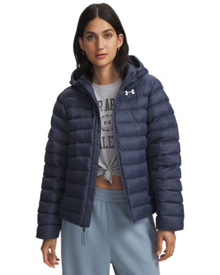 Under Armour Sportswear gefüttert Jacke für Damen Downpour Grau / Weiß XXL