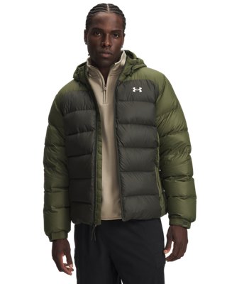 Under Armour Sportswear Daunen Jacke für Herren Marine OD Grün / Baroque Grün / Weiß 3XL