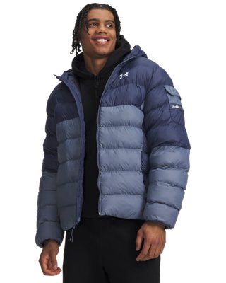 Under Armour Sportswear Stepp Jacke für Herren Downpour Grau / Gravel / Weiß 3XL