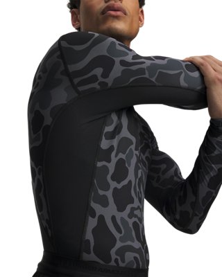 ColdGear® Printed Men's Mock Long Sleeve | Under Armour