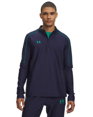 Haut intermédiaire Under Armour Challenger Pro pour homme Midnight Bleu Marine / Geode Vert M
